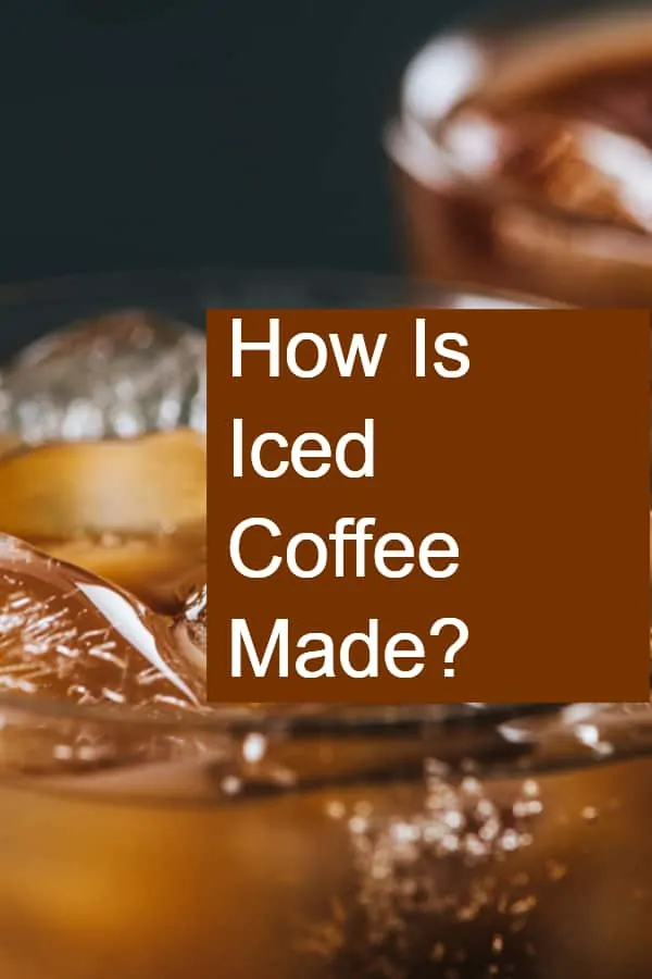 How do you make iced coffee? Is it just pouring a cup of hot joe over ice cubes?