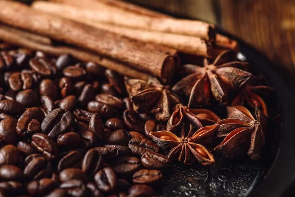 can you add cinnamon to coffee beans