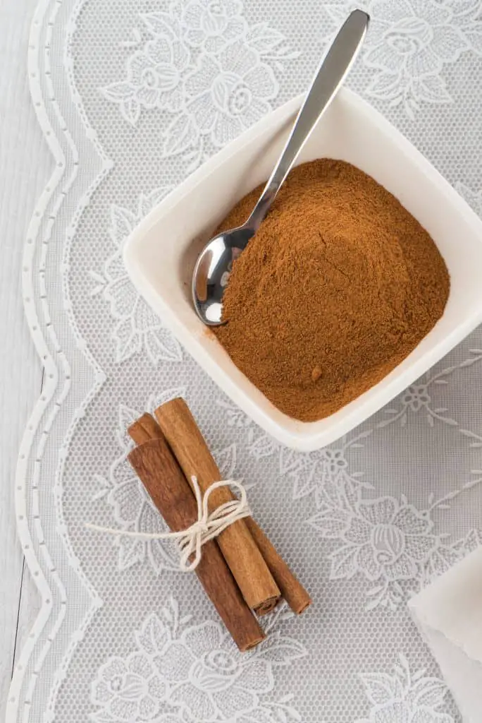 Ground cinnamon to mix with your coffee to lower blood sugar levels and triglycerides