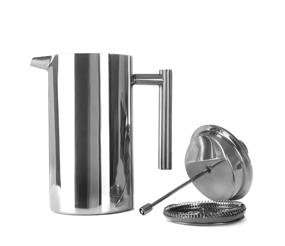Parts of a coffee percolator that need cleaning