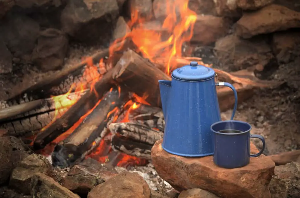 Brew coffee when you go camping