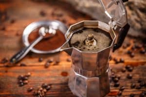 Espresso made in a Moka Pot - Ready to pour