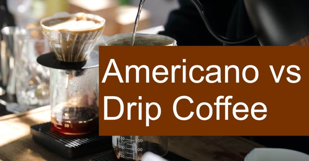 Comparing Drip Coffee and Americano - How are they made?