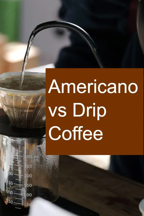 Comparing Drip Coffee and Americano - How are they made?