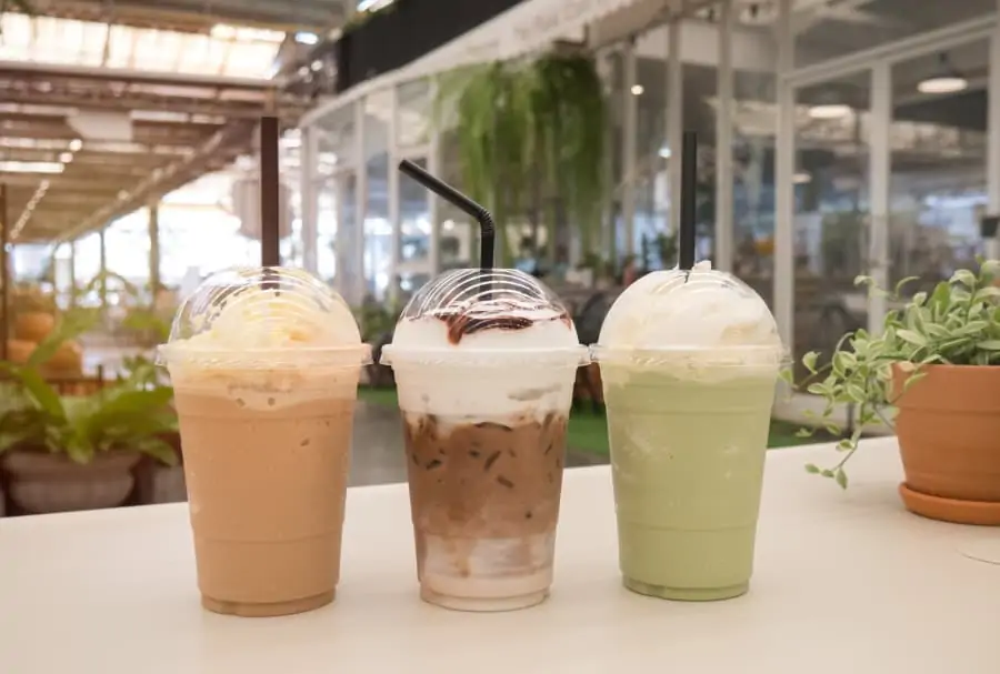 Different types of Frappuccino