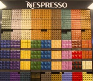 Wide selection of Nespresso Original and Vertuo Line capsules