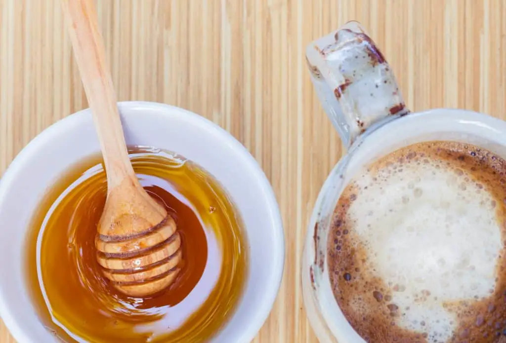 Honey in Coffee as a Sweetener