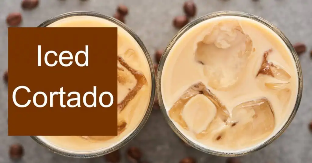 Iced Cortado