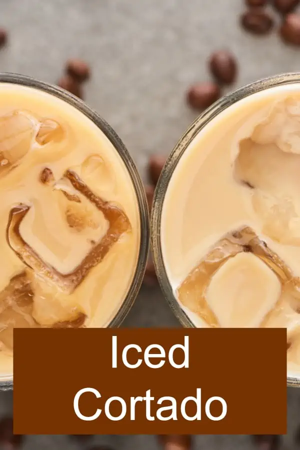 Iced Cortado